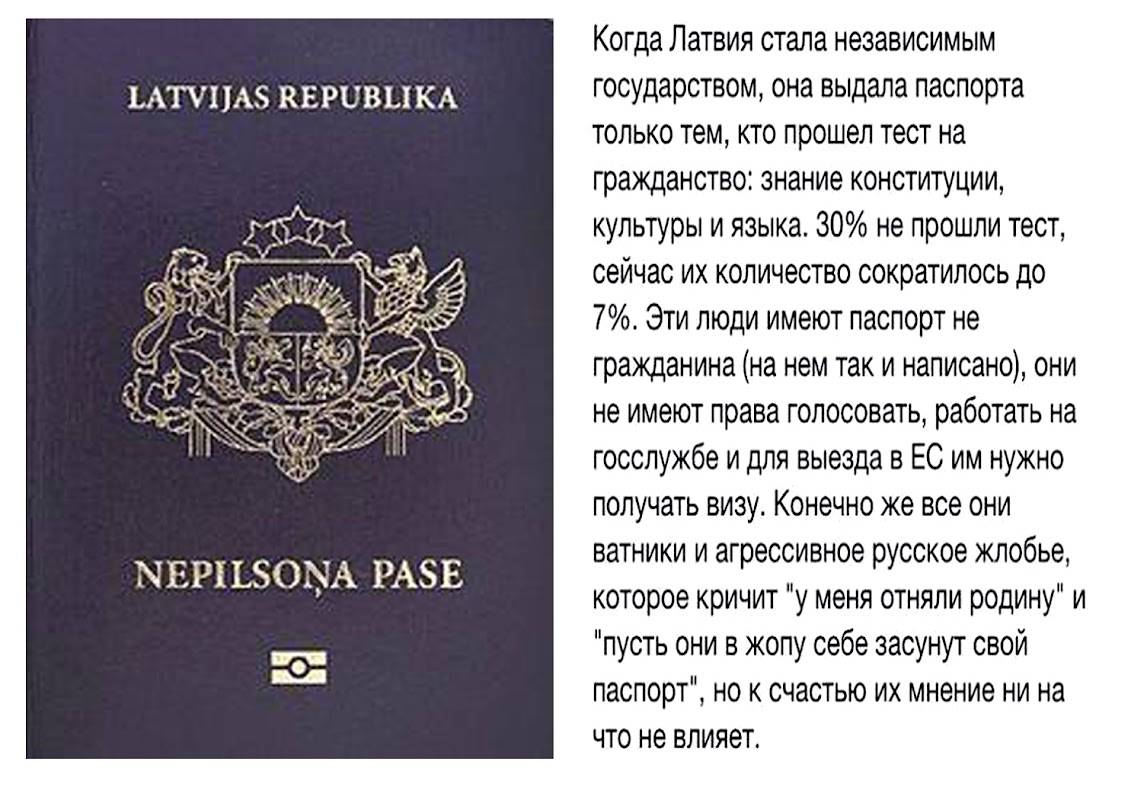 Правовой статус неграждан Латвии