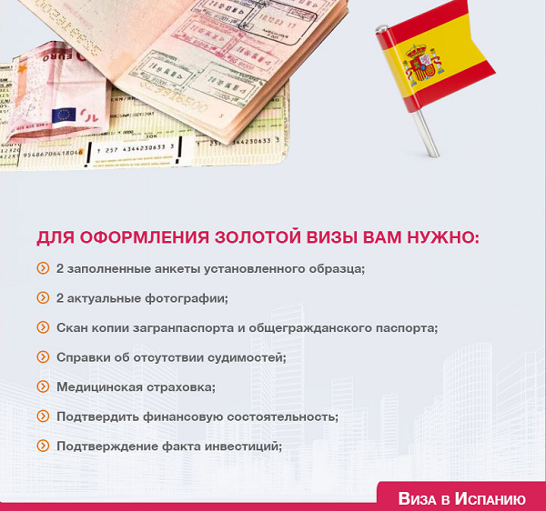 Документы на визу в испанию: самый подробный список