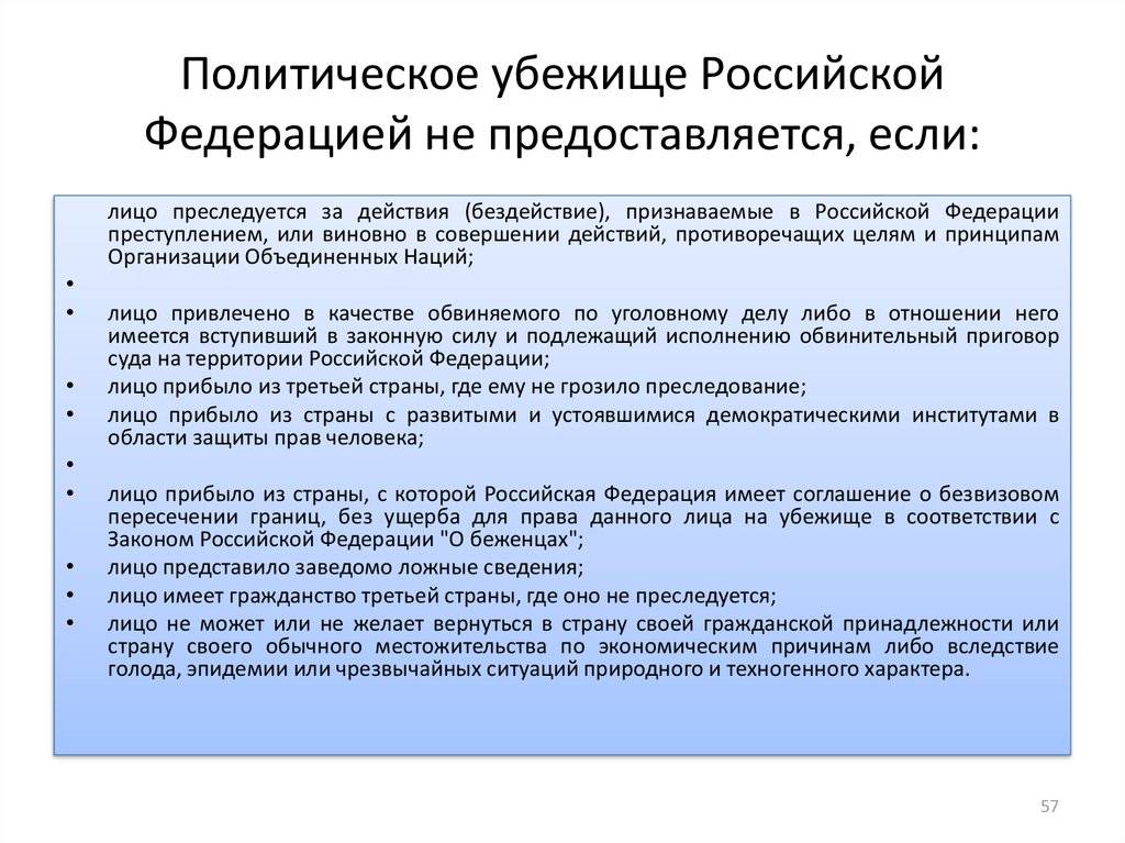 Получение убежища сша