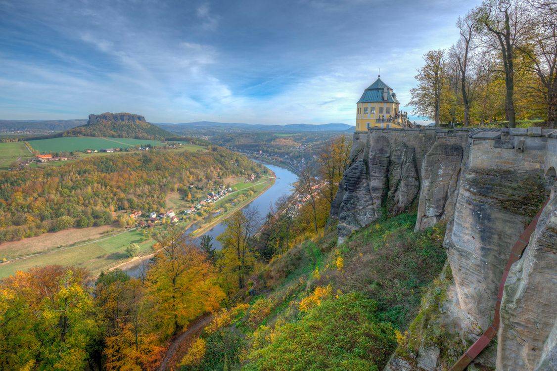 Крепость кёнигштайн и саксонская швейцария
