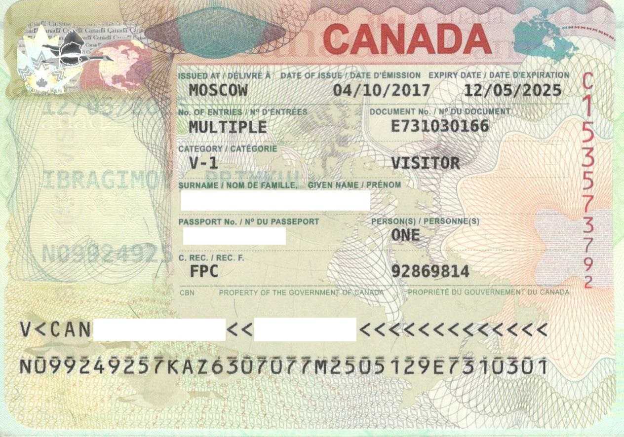 Оформление рабочей визы в Канаду