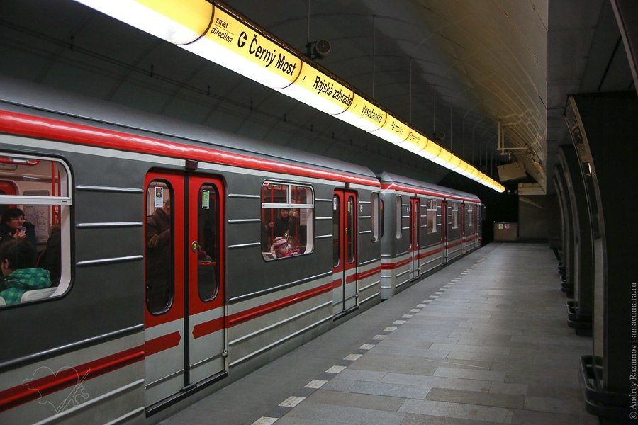 Метро праги, схема пражского метро на русском языке