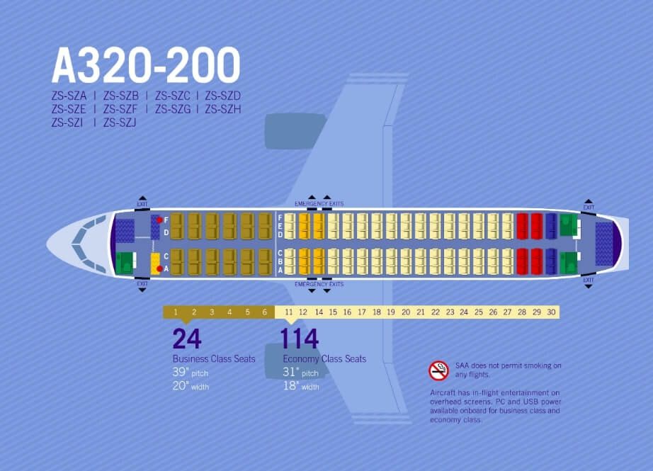 Аэробус 320 схема салона лучшие места